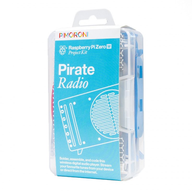 Pirate Radio - Pi Zero W Project Kit - eine Reihe von Elementen zum Bau eines Radios