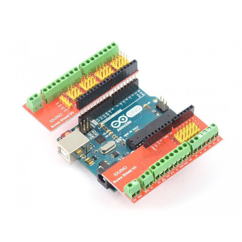 Iduino Screw Shield v3 - Schraubverbinder für Arduino