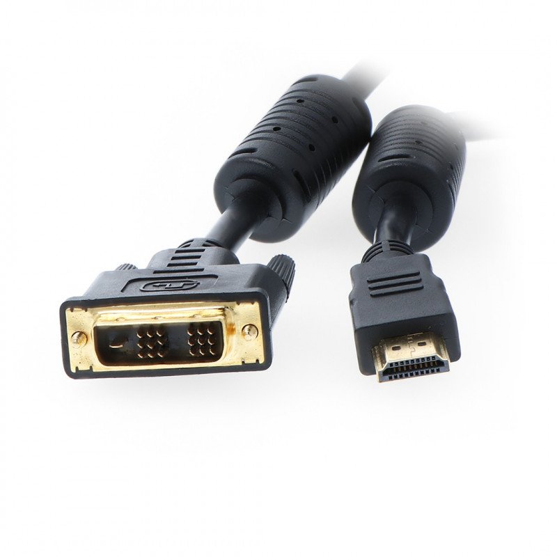 DVI - HDMI Gold v1.3b Kabel - 5m