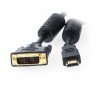 DVI - HDMI Gold v1.3b Kabel - 5m - zdjęcie 1
