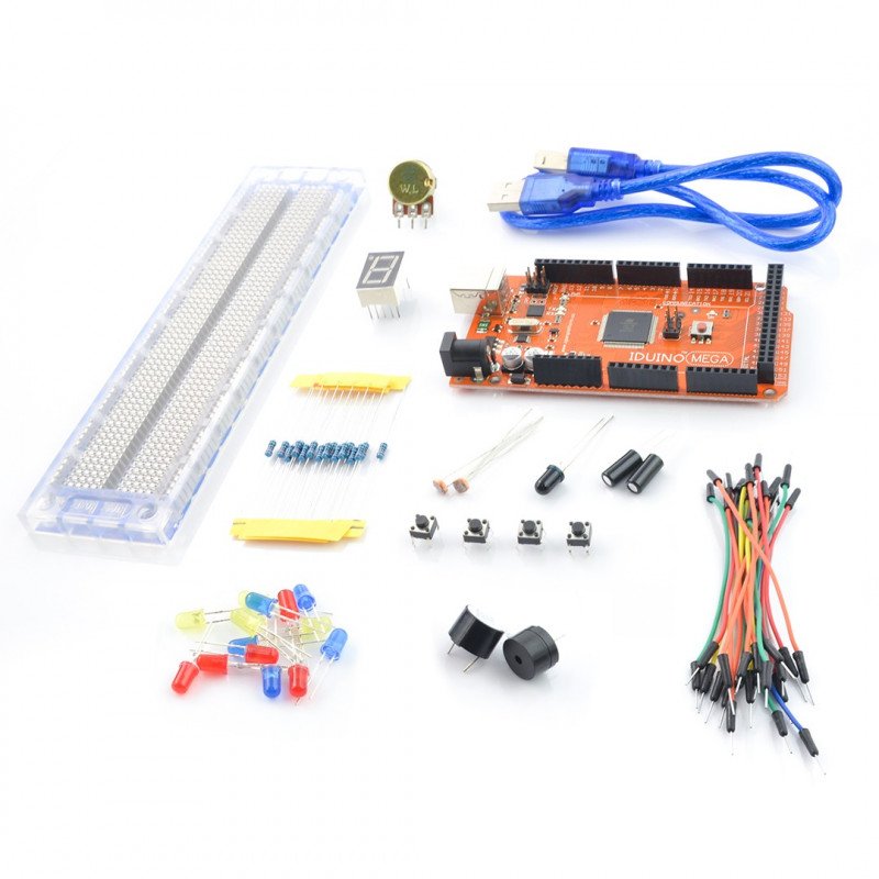 Satz elektronischer Komponenten für Arduino + Iduino Mega KTS16