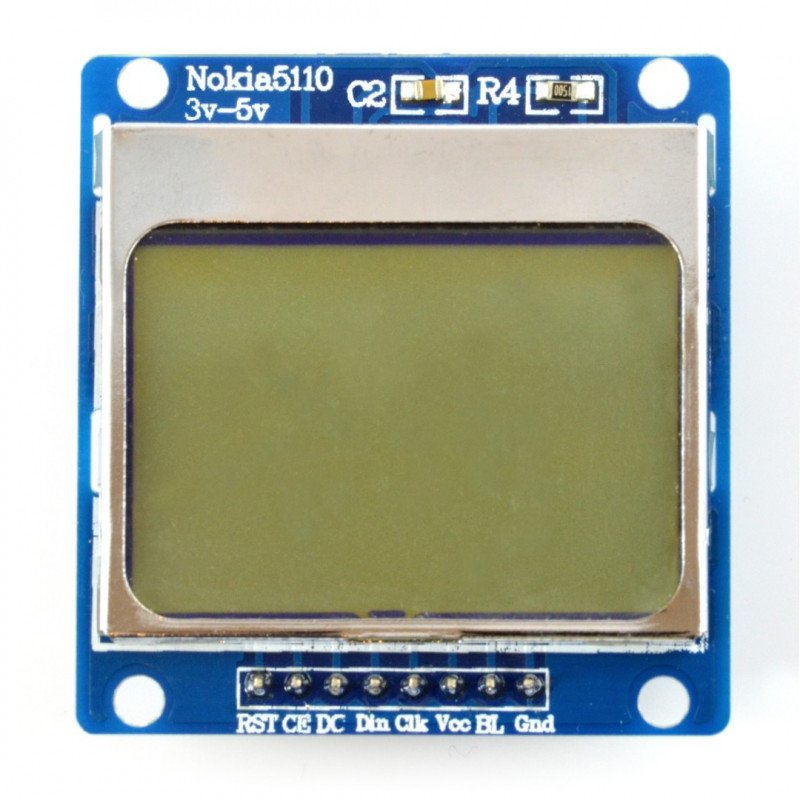 Grafisches LCD-Display 84x48px - Nokia 5110 - blau
