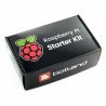 Satz Raspberry Pi 4B WiFi 1GB RAM - Offiziell - mit Graphitgehäuse - zdjęcie 1