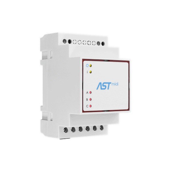 ASTmidi - Straßenbeleuchtungscontroller mit GPS-Antenne - 3x Ausgänge