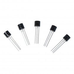 Bipolartransistor PNP BC557C 45V / 0,1A - 5St.