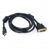 Schwarzes DVI-HDMI-Kabel 1,8 m - zdjęcie 2