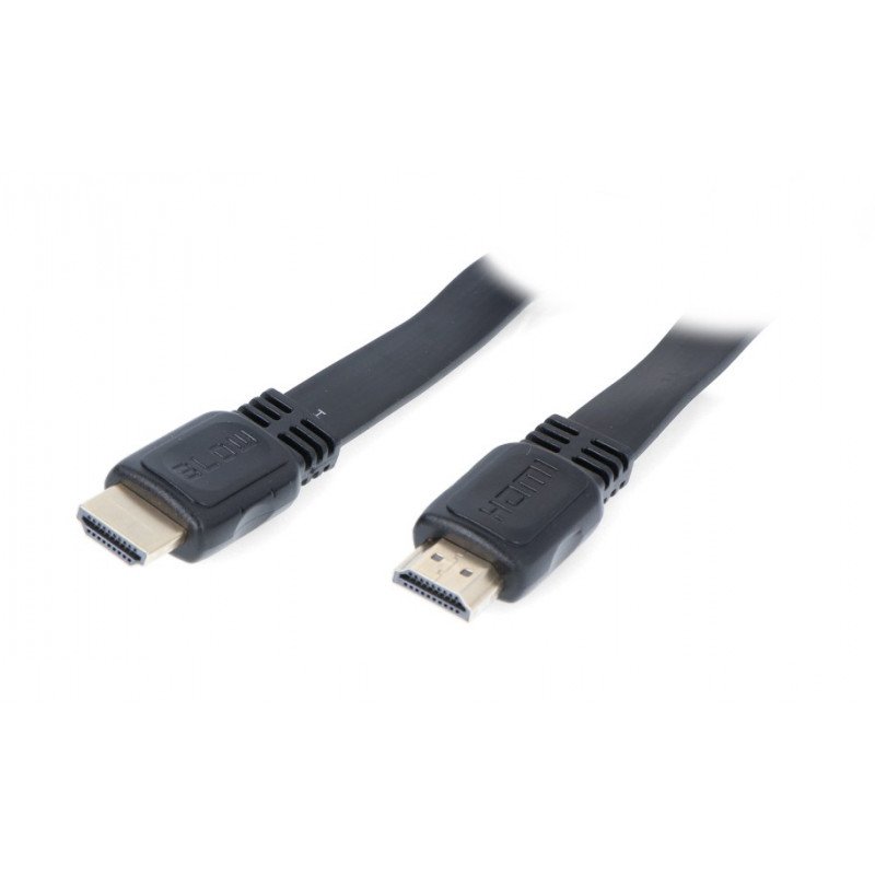HDMI Blow Classic Klasse 1.4 Kabel - flach, schwarz, 3,0 m lang