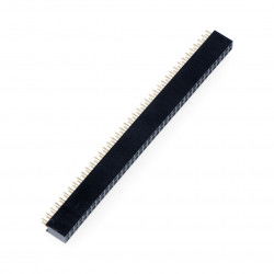 Weibliche Goldstiftleiste 2x40, Raster 2,54 mm