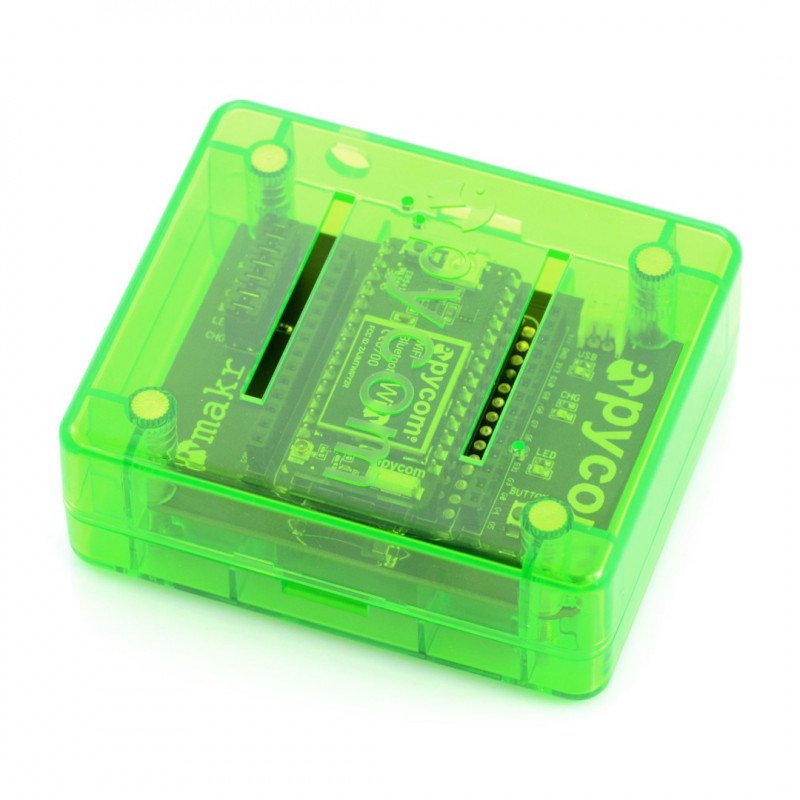 Pycase Green - Gehäuse für WiPy-Modul und Expansion Board - grün