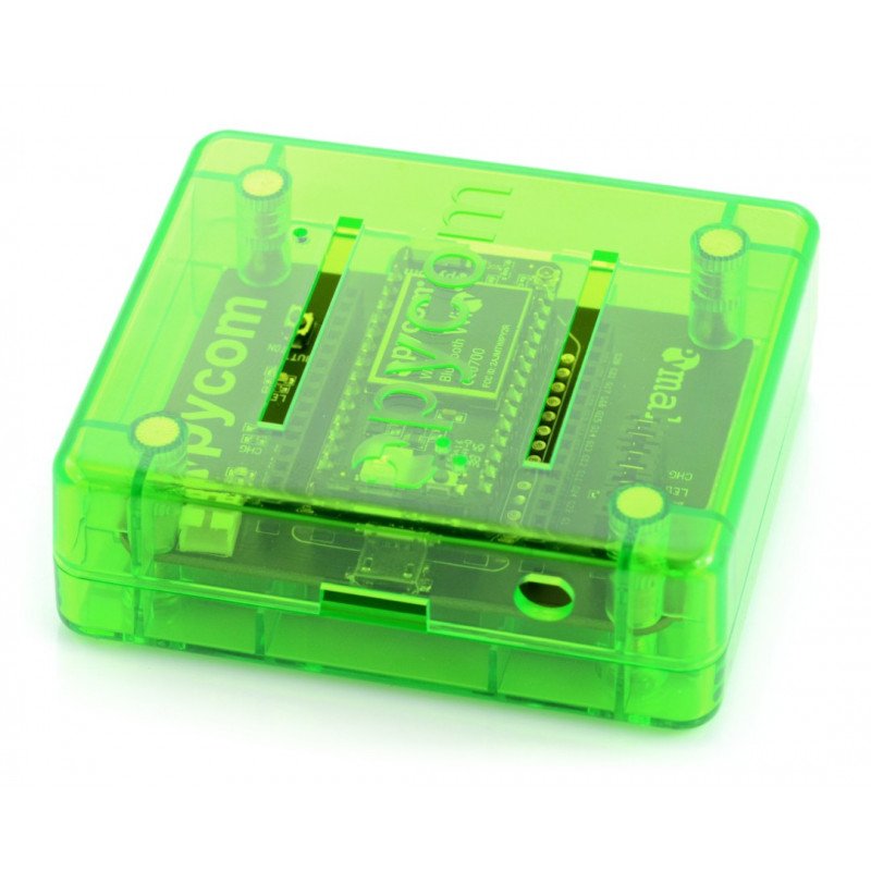 Pycase Green - Gehäuse für WiPy-Modul und Expansion Board - grün