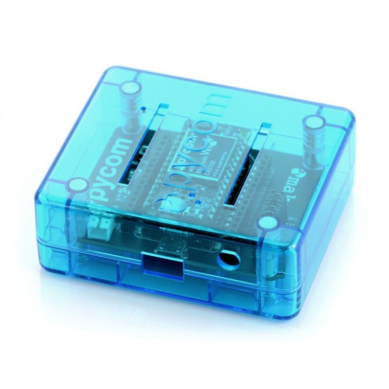 Pycase Blue - Gehäuse für WiPy-Modul und Erweiterungskarte - blau