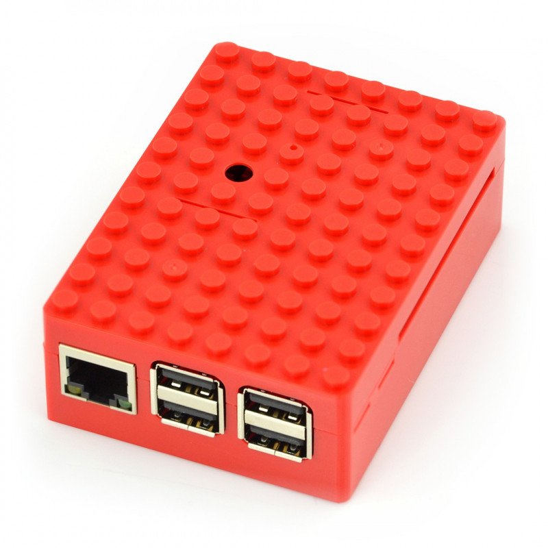 Pi-Blox - Raspberry Pi Model 3/2 / B + Gehäuse - rot