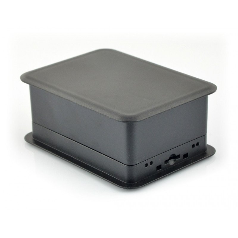 TEKO Gehäuse für Raspberry Pi Model 3/2/B+ mit GPIO Overlay – schwarz