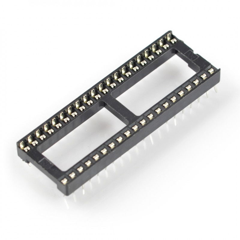 DIP-Sockel 40-polig unbedruckt - 5 Stück.