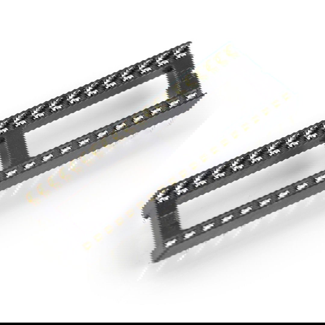 DIP-Sockel 40-polig unbedruckt - 5 Stück.