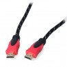 HDMI Blow Premium Red Klasse 1.4 Kabel - 1,5 m lang mit Geflecht - zdjęcie 1