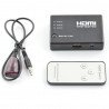 HDMI 1.4b 1080p Switch mit Fernbedienung - 3 Eingänge - zdjęcie 1