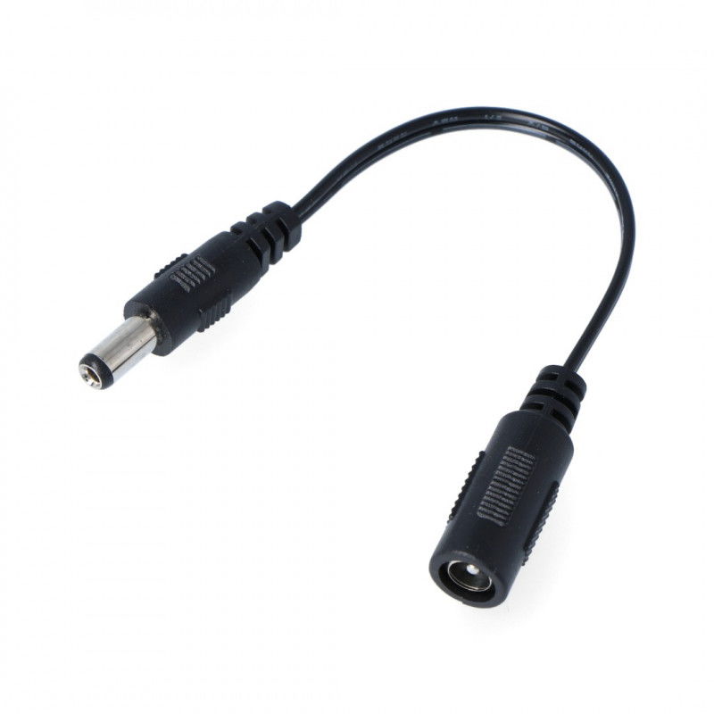 Adapter DC 5,5/2,1 Buchse - DC 5,5/2,5 Stecker