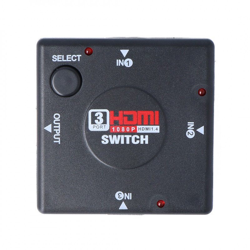 Umschalten HDMI 1.3b 1080p - 3 Eingänge