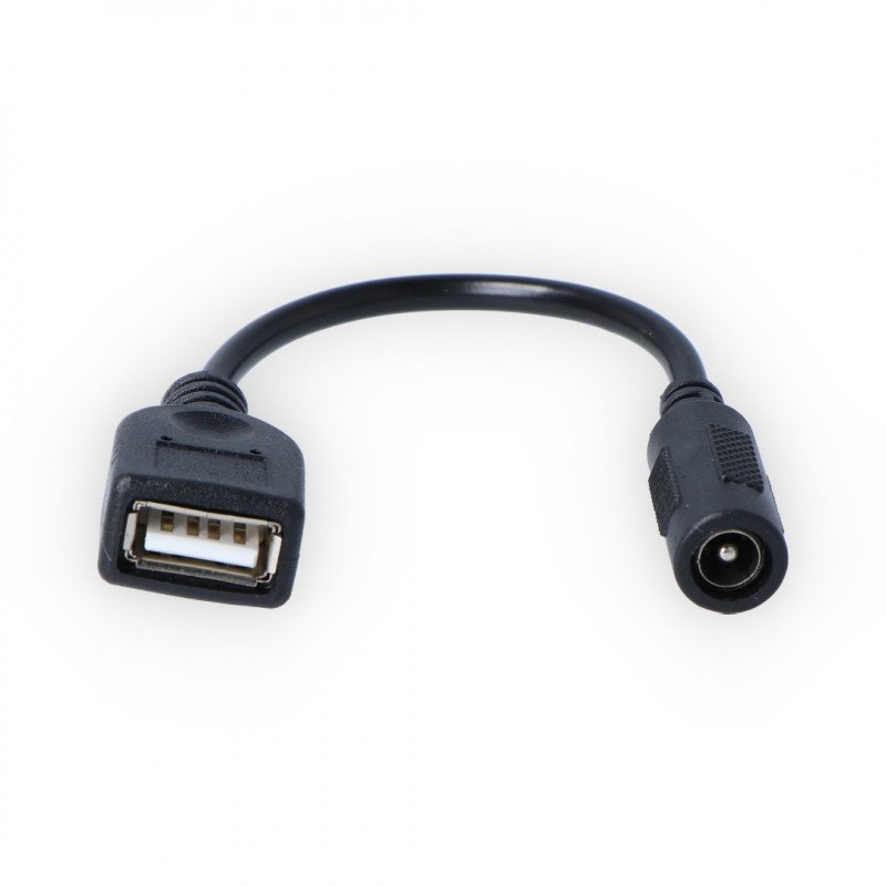 Adapter DC 2.1 / 5.5 Buchse - USB A Buchse