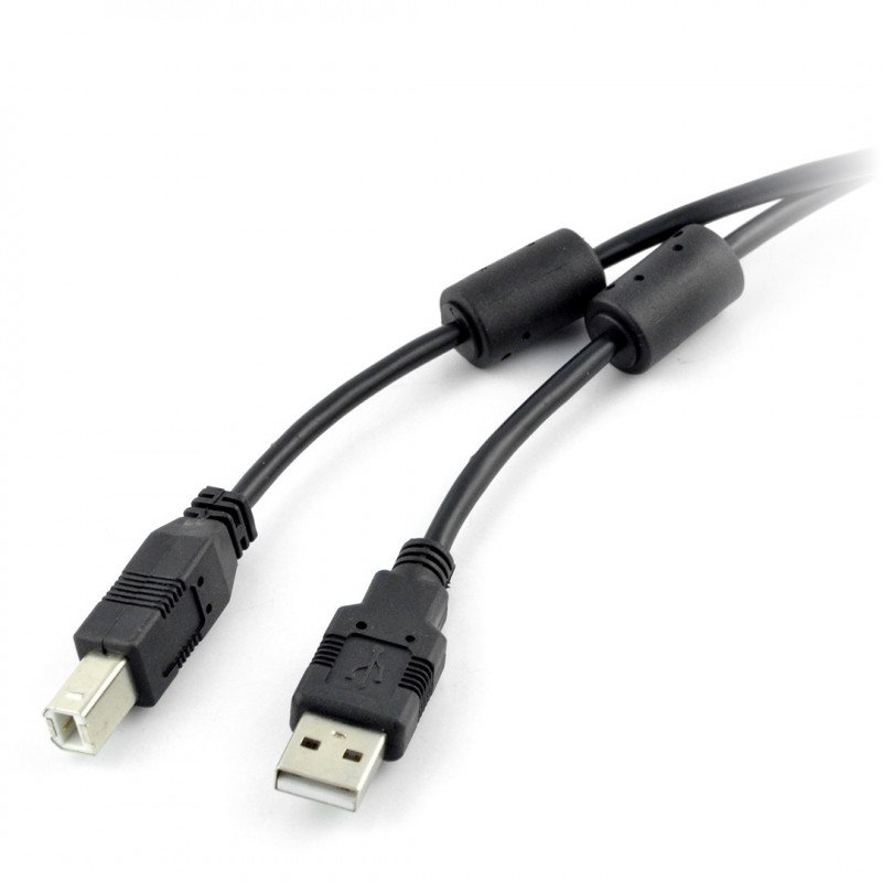 USB-A-B-Kabel mit Ferritfilter - 3,0 m