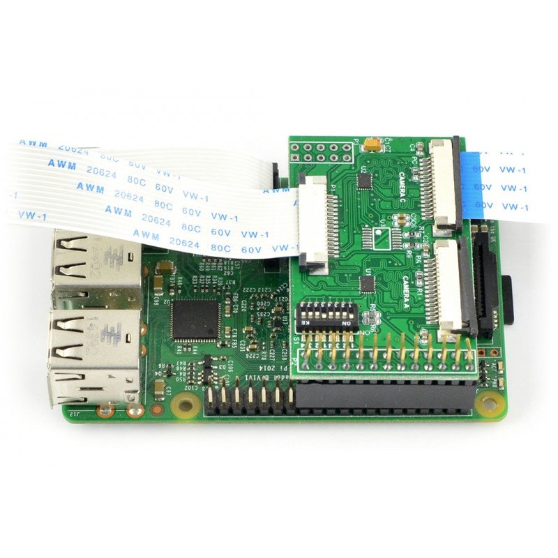 Multi Camera Adapter - Hub für Kameras für Raspberry Pi
