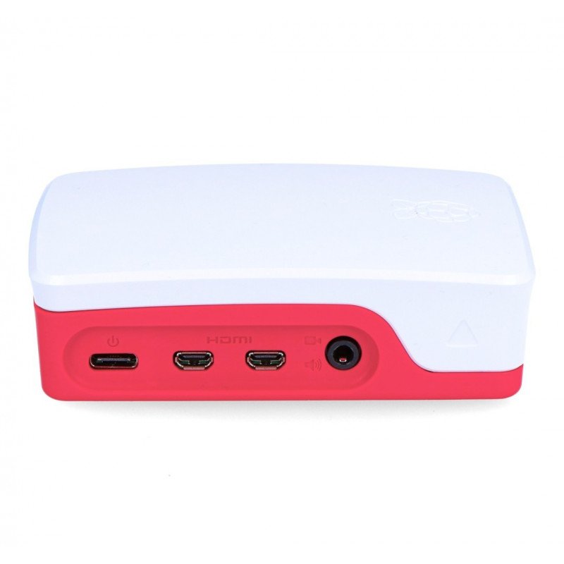 Offizielles Raspberry Pi Model 4B Gehäuse – rot und weiß