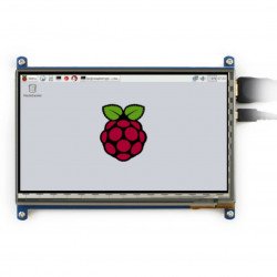 Touchscreen - resistives LCD TFT 7 '' 800x480px GPIO für Raspberry Pi
