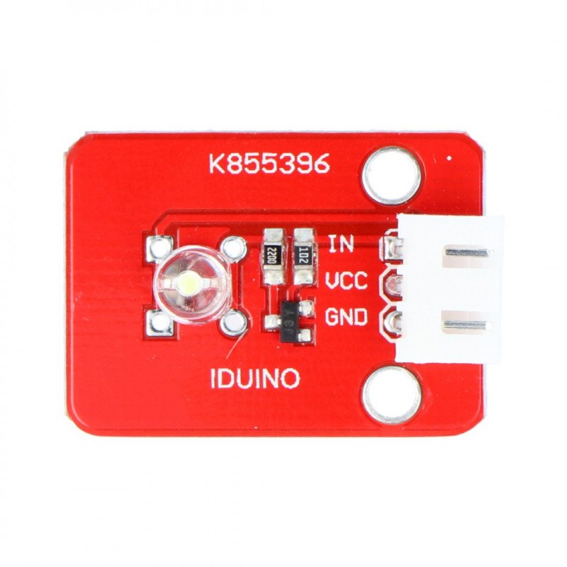 Iduino-Modul mit weißer LED-Diode + 3-poligem Kabel