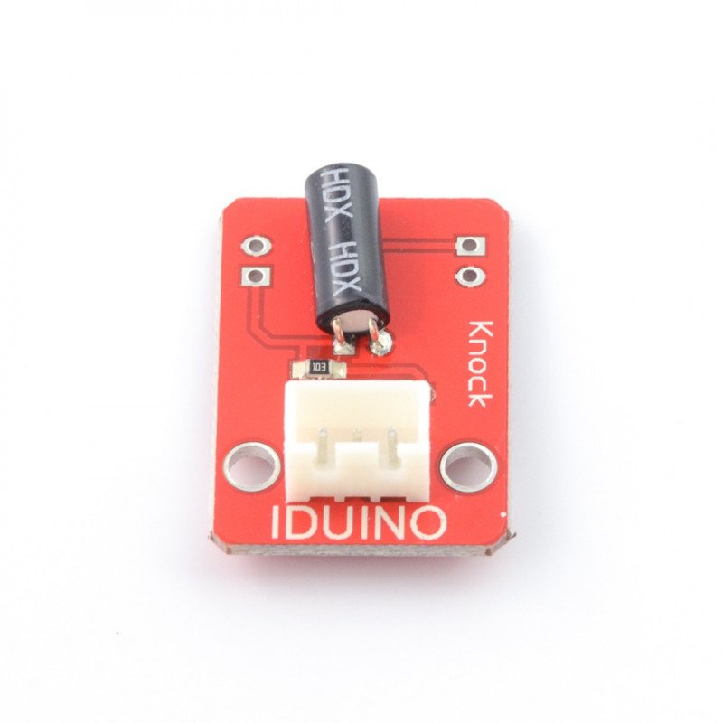 Neigungs-/Erschütterungssensor mit Kugel - Iduino-Modul + 3-Pin-Kabel
