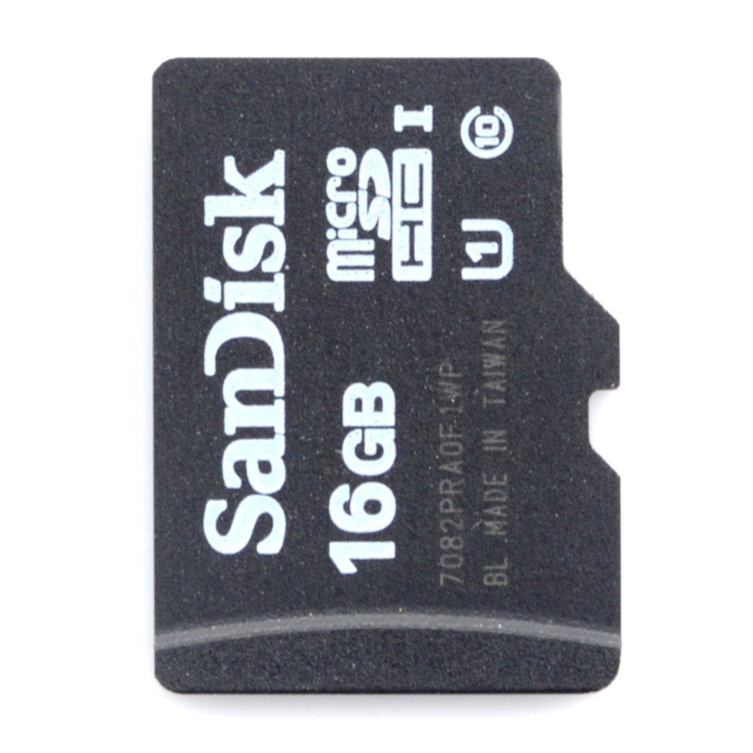 16 GB microSD-Speicherkarte der Klasse 10 + NOOBs-System für Raspberry Pi