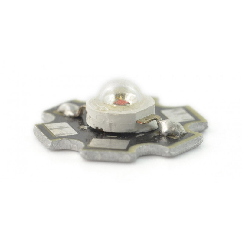 1 W IR Power LED Star - Infrarot 940 nm mit Kühlkörper