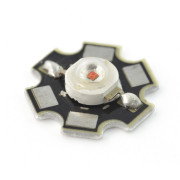 1 W IR Power LED Star - Infrarot 850 nm mit Kühlkörper