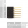 Erweiterte Buchse 1x6, 2,54mm Raster für Arduino - zdjęcie 3