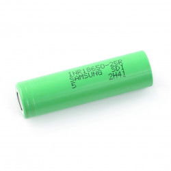 Zelle 18650 Li-Ion Samsung INR18650-25R 2500mAh