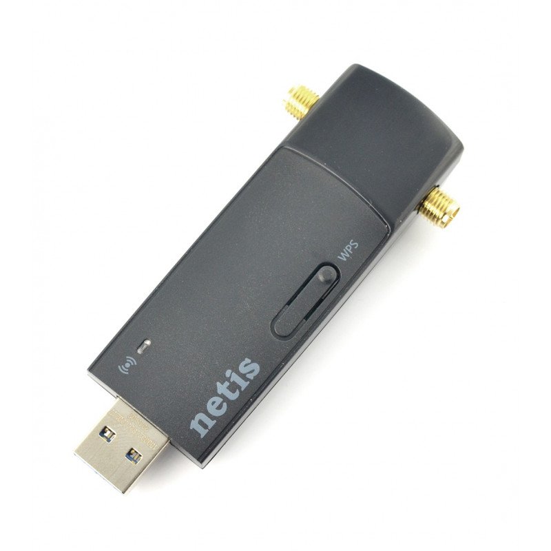 WLAN-USB-Netzwerkadapter 1200 Mbit/s Netis WF2190 Dual Band 2,4 GHz / 5 GHz