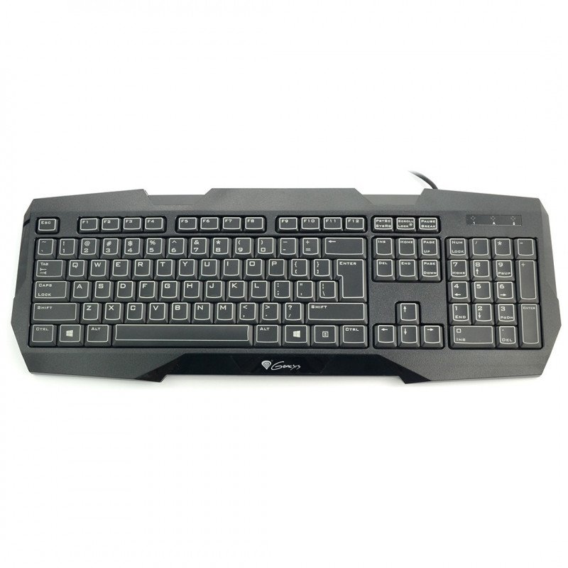 Genesis RX22 USB-Gaming-Tastatur mit Hintergrundbeleuchtung