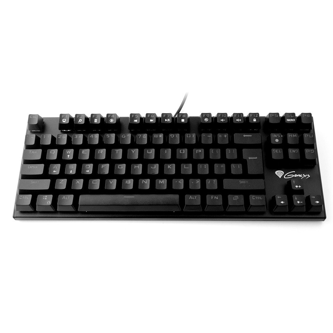 Mechanische Tastatur – Genesis Thor 300 TKL, weiße Hintergrundbeleuchtung – Rot