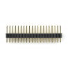 2x20 Goldpin Stecker, gerade Raster 1,27mm / 1,27mm - zdjęcie 2