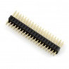 2x20 Goldpin Stecker, gerade Raster 1,27mm / 1,27mm - zdjęcie 3