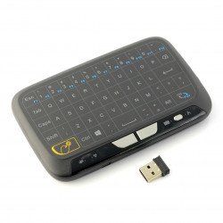 Smart H18 Wireless Keyboard Tastatur + Maus - schwarz