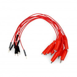 Stecker - Krokodilkabel - 10 Stk.