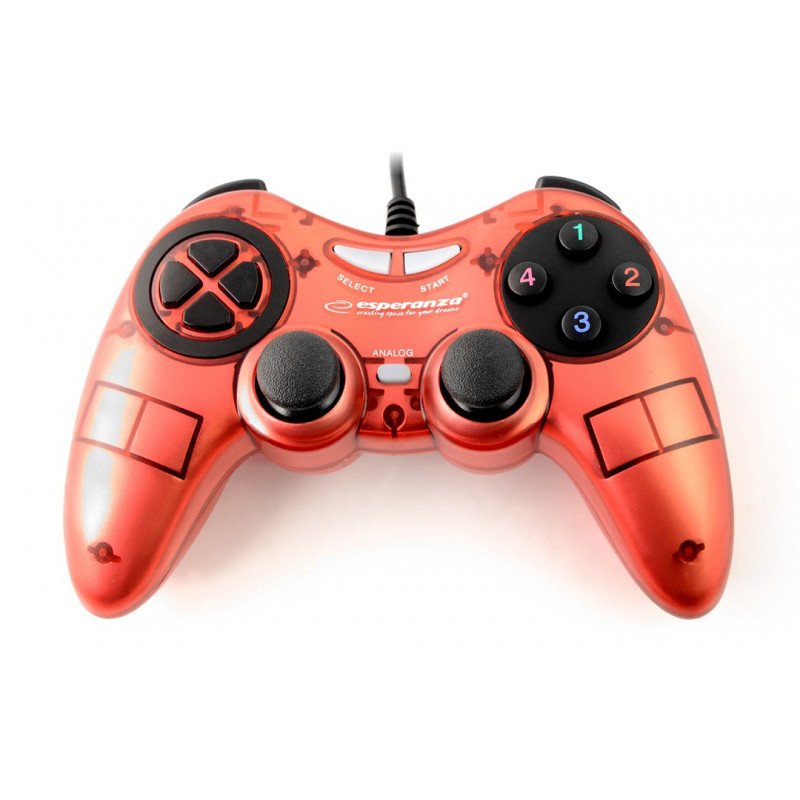 Gamepad Fighter - Rot
