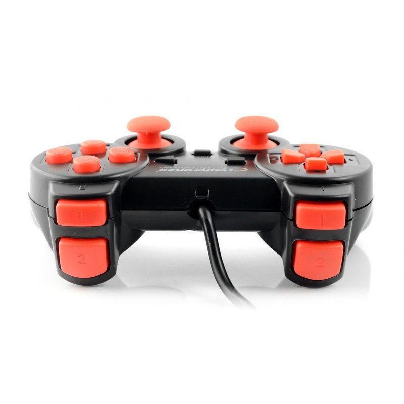 Gamepad Corsair - schwarz und rot