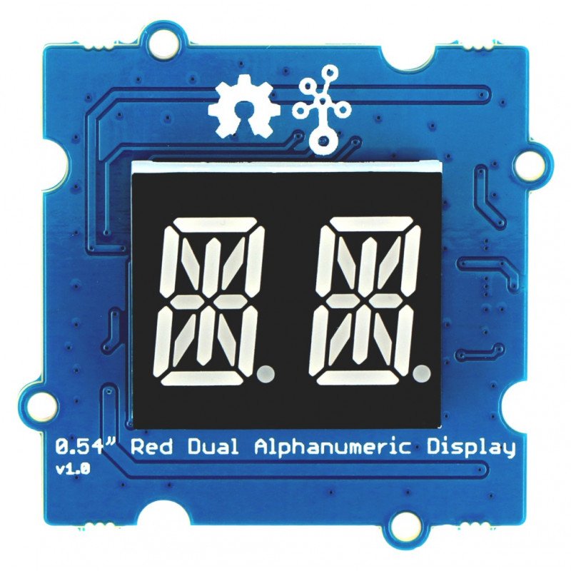 Grove - 0,54 '' rotes alphanumerisches Dual-Display