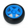 Rad mit einem Reifen 65x26mm - blau - zdjęcie 1