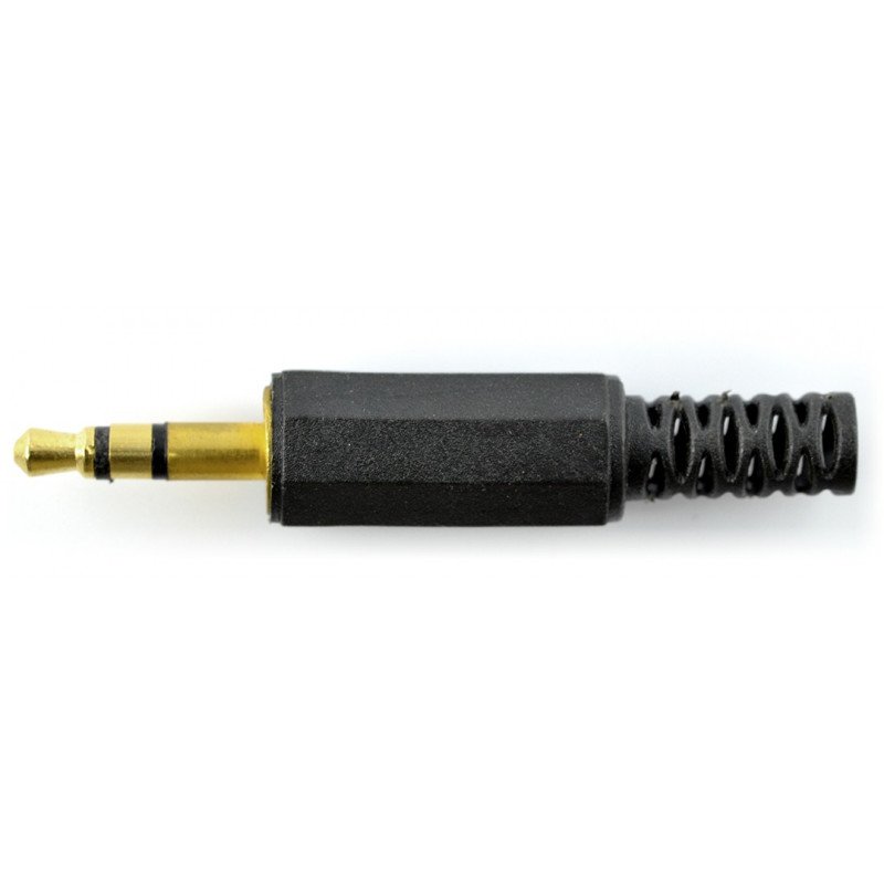 3,5-mm-Stereo-Klinkenstecker-Stecker an einem Kabel mit