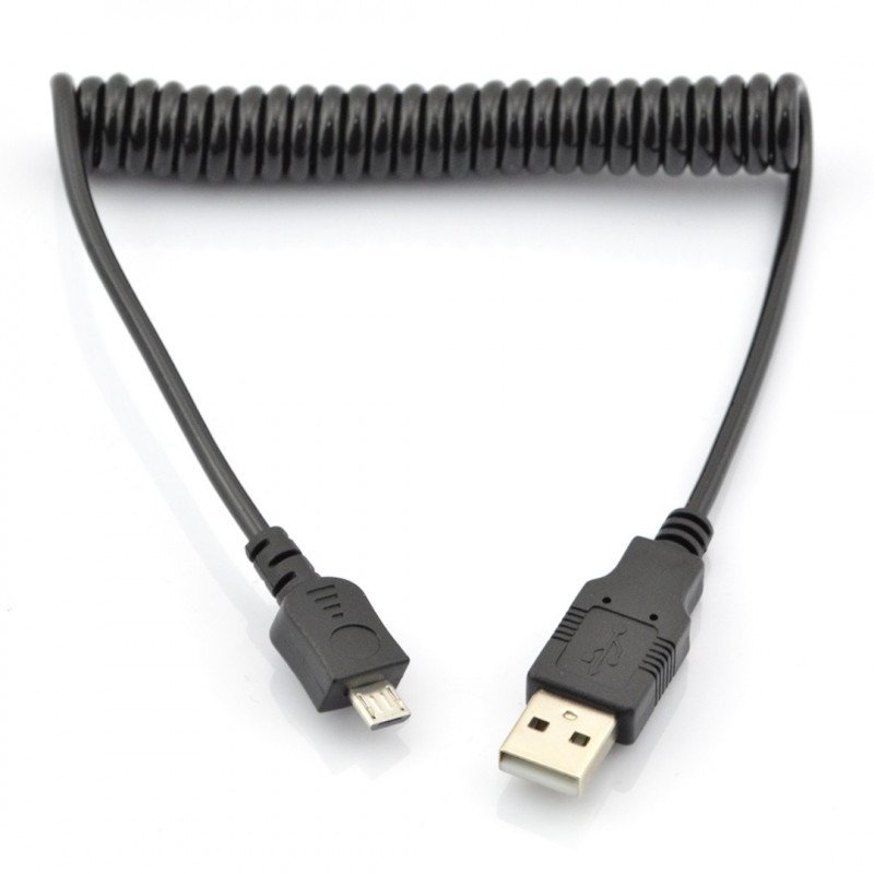 Kabel USB A - microUSB Spirale Goobay - B 1 m