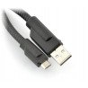 USB A - microUSB - B Kabel 0,2 m - steif - zdjęcie 2