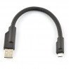 USB A - microUSB - B Kabel 0,2 m - steif - zdjęcie 3